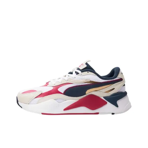 PUMA RS X3 Low Топ Повседневная обувь Мужская Белый Синий Красный