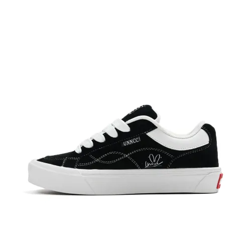 UNNCC Slip-resistant Abrasion-resistant Low-top Skateboard Shoes Unisex Black UNNCC Противоскользящие Аbrasion-resistant Низкие Кроссовки для скейтбординга Унисекс Черные