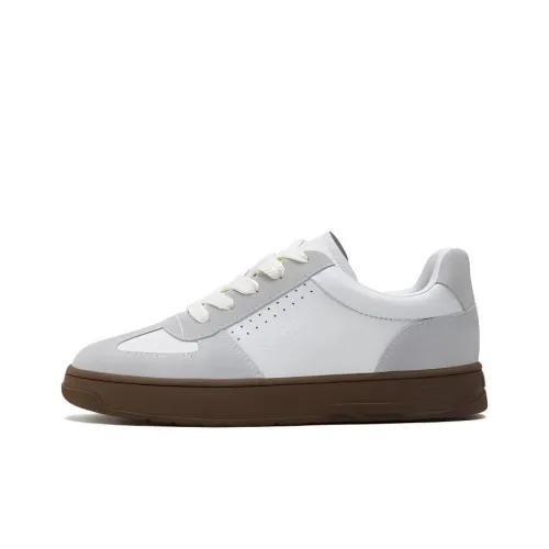 Staccato Серый Обувь Низкий Топ Стильный Скейтбординг Женские Белый Серый