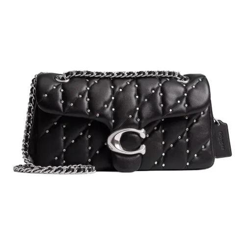 COACH Tabby Напп-Кожа Сумка через плечо Средняя Женская Черная