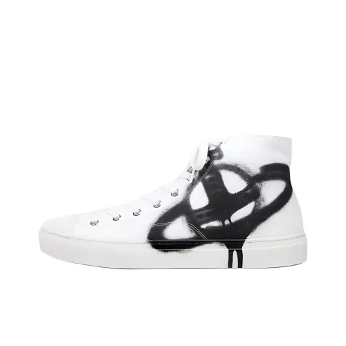 Vivienne Westwood Canvas Shoes Low Top White Women's