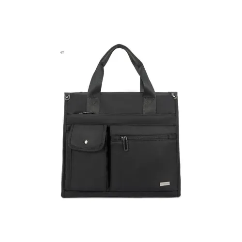 WEIERLUN Полиамид Сумка Стандартная Мужская Синяя Черная