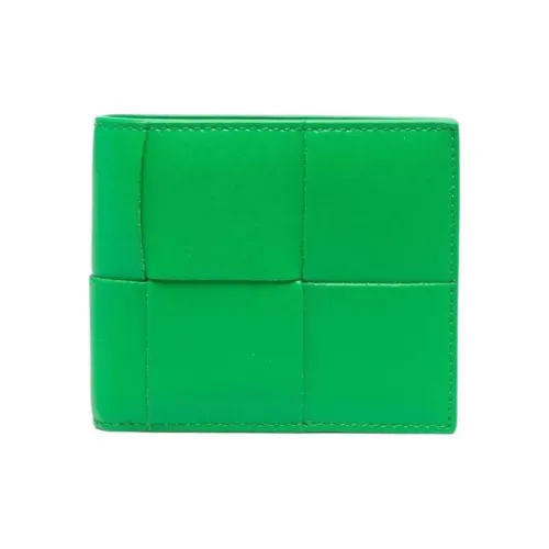 Bottega Veneta Кошелек из коровьей кожи женский зеленый