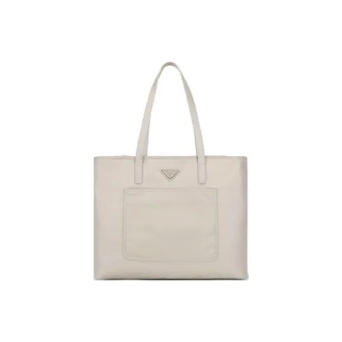 PRADA RE Нейлон Переработанный нейлон Сумка-тоут Сумка для покупок Сумка Сумка через плечо Женская Пустынно-желтая