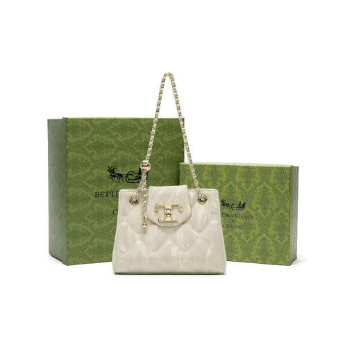 BETTINA VIVIAN ПУ (полиуретан) Сумка через плечо Стандартная Женская Бежевая Абрикосовая