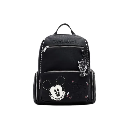 Desigual Полиуретан Рюкзак Средний Женский Черный