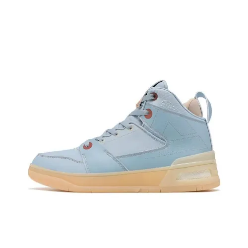 PEAK Taichi 910 Slip-on Устойчивый к истиранию Высокий Топ Скейтборд Кроссовки Мужские Городской Серый