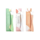 [3 упаковки комплект] Закат розовый + Полумесяц белый + Фрукты бирюзовый