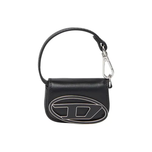 DIESEL Корова Кожа Сумка Micro Женская Черная