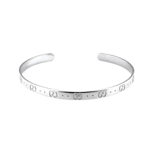 GUCCI Icon 18K Белое золото Браслеты Женские Белые