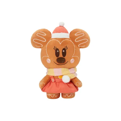 Disney 2024 Gingerbread Man Collection Минни Плюшевая Кукла Куклы Плюшевая Кукла 27 см Высота Шанхайский Дисней