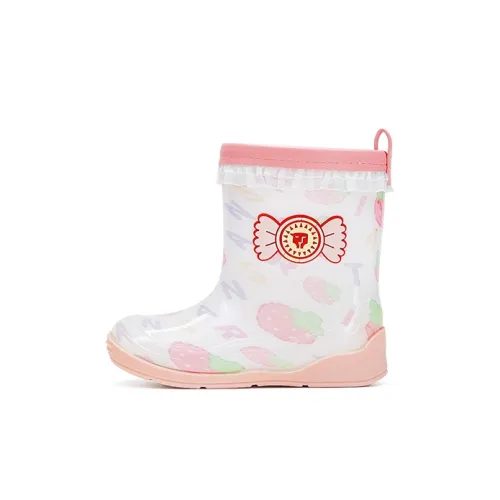TARANIS Противоскользящие Устойчивые к истиранию Детские ботинки Белый Розовый Для детей 3-7 лет
