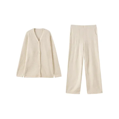 Redu Экрю Женские Пижамные Комплекты