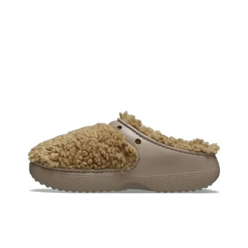Crocs Устойчивые к истиранию Домашние тапочки Унисекс Коричневый