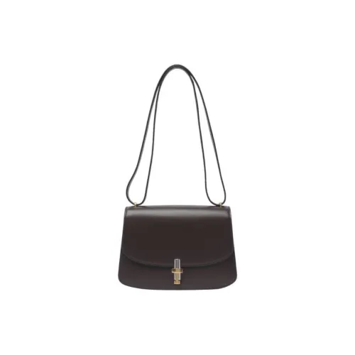 THE ROW Sofia 8,75 Кожаная сумка через плечо сумка на плечо женская трюфельно-коричневый