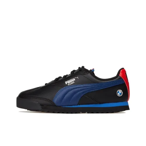 PUMA BMW MMS Roma Via Низкие Кроссовки для Тренировок Детские Черные Подростковые
