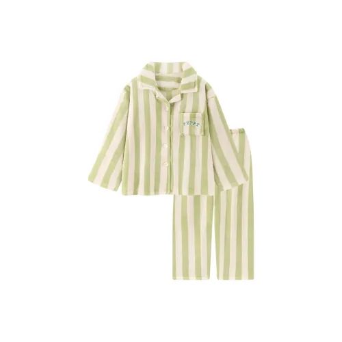 LEZIYUN Пижамный комплект женский зеленый