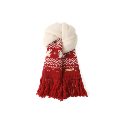 FREE RABBITⅡ Осенний и Зимний Утолщенный Теплый Противоколодный Шарф ATMOSPHERE Унисекс