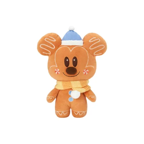 Disney 2024 Gingerbread Man Collection Микки Маус Ткань Кукла Куклы Плюшевая Кукла 27 см Высота Shanghai Disney