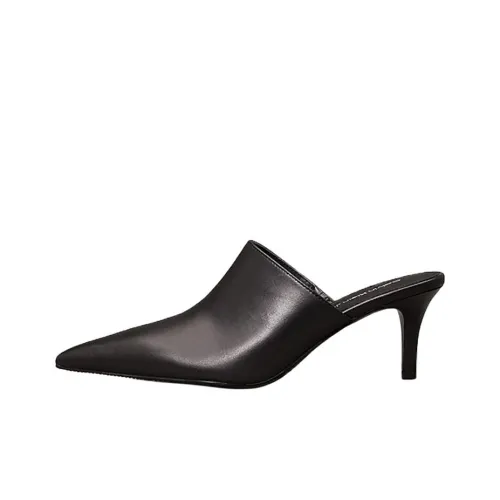 Calvin Klein Домашние тапочки 6,5 см Женские Черные