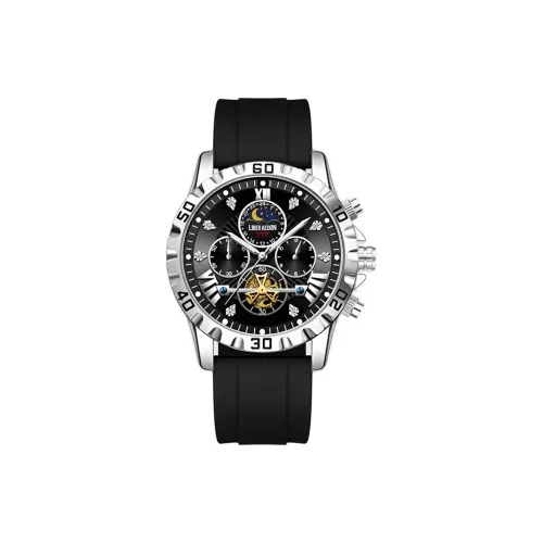 LIBER AEDON Наручные часы Кварцевый механизм Черный циферблат Мужские часы