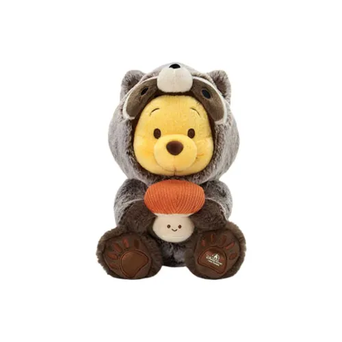 Disney Raccoon Winnie The Pooh Collection Винни Енот Куклы Плюшевая кукла 23 см Рекомендуемый рост Shanghai Disney