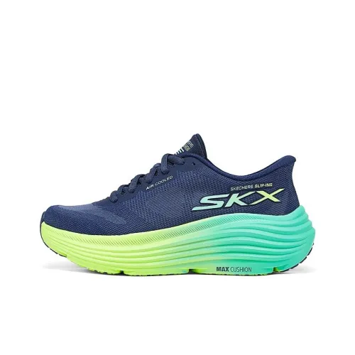 Skechers WOMEN'S GO Series Амортизация Низкий Топ Беговые кроссовки Женские Морской синий