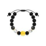 Женский браслет из вулканического камня