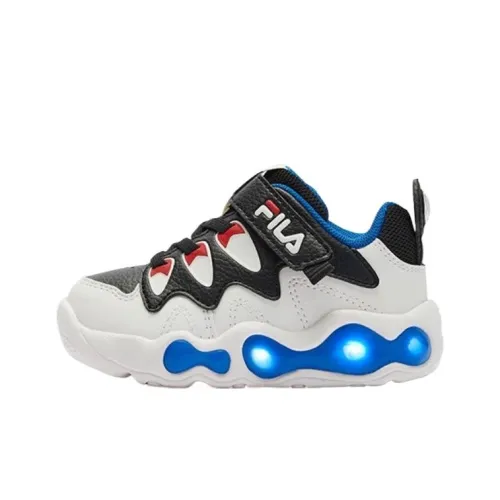 FILA KIDS Fused Cracked Свет Обувь Устойчивая к истиранию Обувь для малышей Черный нефритовый Звезда Белый Для младенцев и малышей