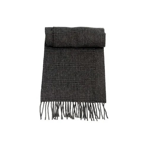 Polo Ralph Lauren Шерсть Нейлон Вязаные Шарфы Мужской Угольный Серый