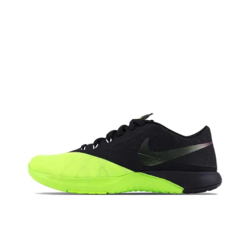 Nike FS Lite Trainer 4 Slip-Resistant Abrasion-Resistant Low-Top Training Shoes Men's Black Yellow Найк FS Lite Trainer 4 Противоскользящие Устойчивые к Износу Низкие Кроссовки для Тренировок Мужские Черные Желтые