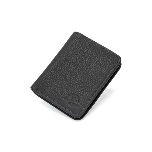 SANTA BARBARA POLO RACQUET CLUB Кошелек из коровьей кожи Мужской Черный