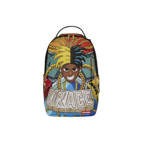 SPRAYGROUND Аниме Drifter Коллаборация Рюкзак из искусственной кожи Унисекс Многоцветный
