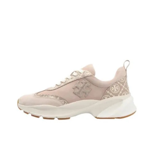 TORY BURCH Good Luck Низкий Топ Повседневная Обувь Женская Светлый Бежевый