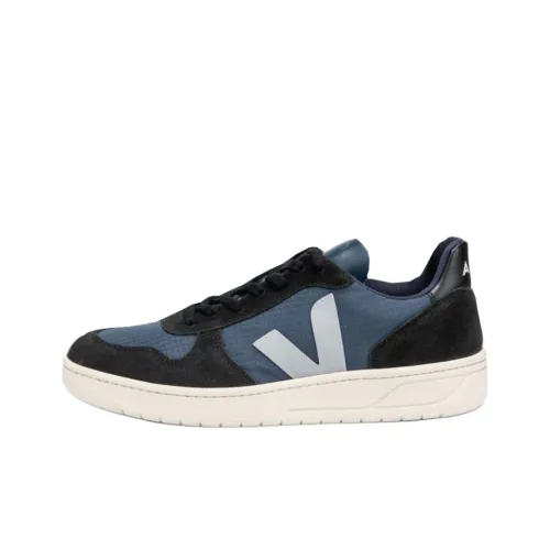 VEJA V 10 Low Топ Скейтборд Кроссовки Унисекс Черный Синий