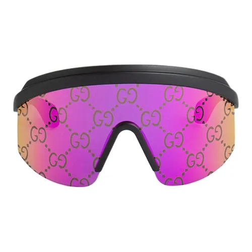 GUCCI Пластиковая оправа нерегулярная форма солнцезащитные очки женские