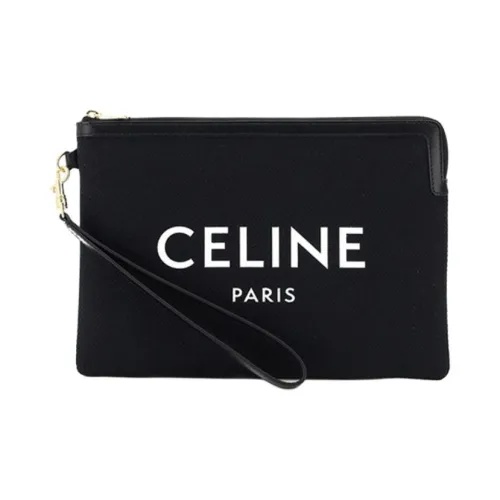 CELINE Холст Клатч Женский Черный