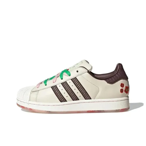Adidas Originals SUPERSTAR Low Топ Скейтборд Кроссовки Унисекс Бежевый Коричневый