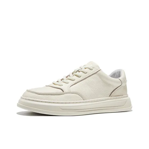 Hautton Устойчивые к истиранию низкие кроссовки для скейтбординга Мужские Белые