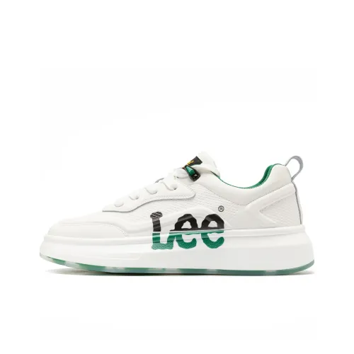 Lee Белые Кроссовки Амортизация Дышащие Увеличение Высоты Низкие Кроссовки для Скейтбординга Унисекс