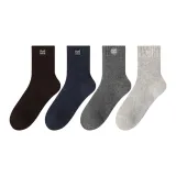 4 шт [Темно-кофейный + Синий + Темно-серый + Светло-серый]