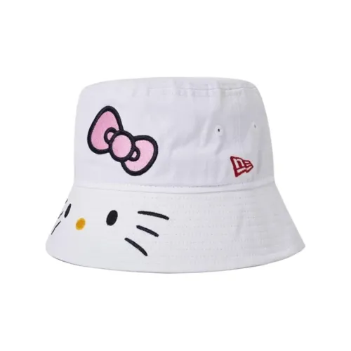 New Era Шляпы ведра Женские Белые Розовые