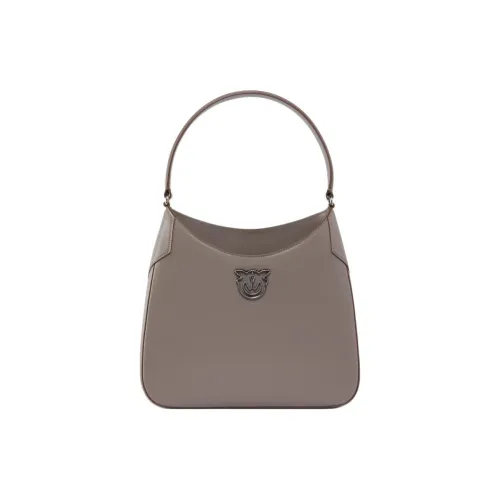 PINKO Телячья кожа Сумка через плечо Сумка Обычная Женская Темно-серая