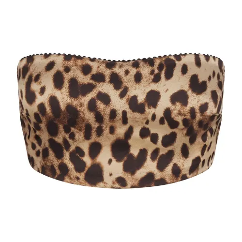 Skims DOLCE&GABBANA Collaboration 1 шт Леопардовый принт Женские Бюстгальтеры