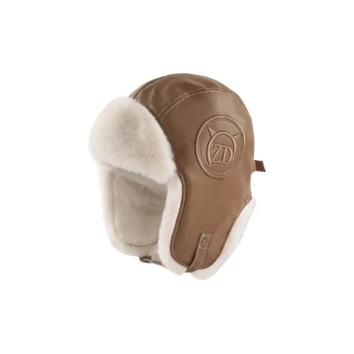 SLEEPYWALK Шапка-ушанка из кожи унисекс