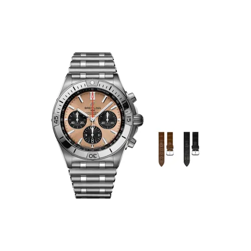 BREITLING Автоматический Механический Часы Мужской Mechanical Chronograph Collection 42 мм Кофейного цвета