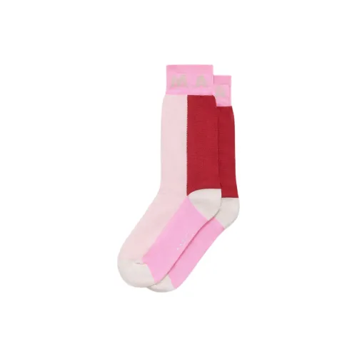MARNI 1 шт Розовые Женские Носки MID до икры
