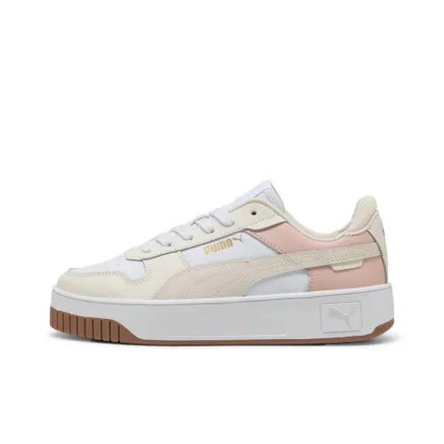 PUMA Термические Износостойкие Низкие Кроссовки для Скейтбординга Женские Экрю