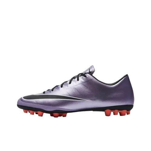 Nike JR MERCURIAL VICTORY V Противоскользящие устойчивые к истиранию футбольные бутсы для мужчин серебряные
