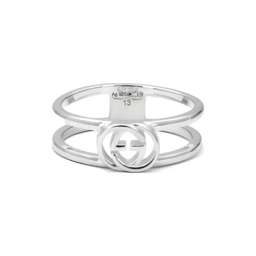 GUCCI Серебряные кольца унисекс серебряные